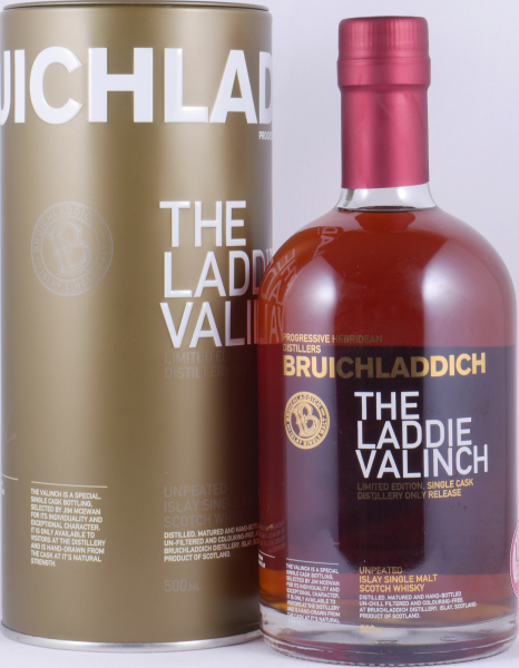 Bruichladdich 1989 26 Years Bourbon/Guigal Condrieu Cask R07/017 No. 011 The Laddie Crew Valinch No. 20 Duncan MacFadyen Islay Single Malt Scotch Whisky 50,6%