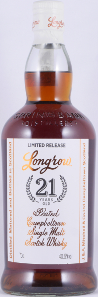 Longrow 21 Years Fresh Sherry Hogshead Limited Single Cask Edition 2022 Campbeltown Single Malt Scotch Whisky 40.5%