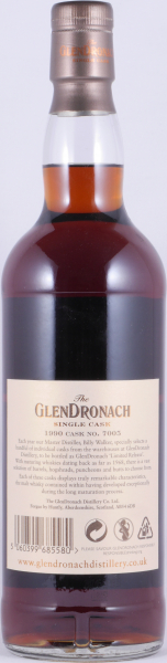 Glendronach 1990 27 Years Pedro Ximenez Sherry Puncheon Cask No. 7005 Highland Single Malt Scotch Whisky 53,4%