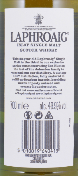Laphroaig 33 Years The Ian Hunter Story Book 3: Source Protector Islay Single Malt Scotch Whisky 49.9%