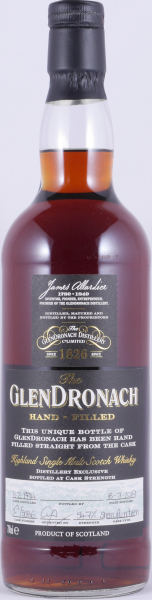 Glendronach 1994 25 Years Sherry Puncheon Cask No. 5086 Distillery Managers Exclusive Hand-Filled Highland Single Malt Scotch Whisky 54.7%