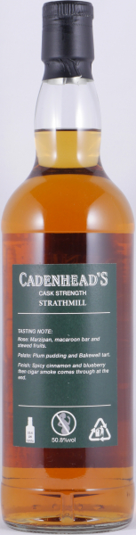 Strathmill 1995 22 Years Refill Port Hogshead Cadenheads Authentic Collecton Speyside Single Malt Scotch Whisky 50.8%