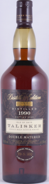 Talisker 1990 13 Years Distillers Edition 2003 Special Release TD-S: 5EQ Isle of Skye Single Malt Scotch Whisky 45,8% 1,0L
