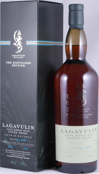Lagavulin 2002 16 Years Distillers Edition 2018 Special Release lgv.4/507 Islay Single Malt Scotch Whisky 43,0% 1,0L