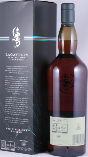 Lagavulin 2002 16 Years Distillers Edition 2018 Special Release lgv.4/507 Islay Single Malt Scotch Whisky 43,0% 1,0L