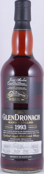 Glendronach 1993 20 Years Sherry Butt Cask No. 1618 Distillery Managers Exklusive Hand-Filled Highland Single Malt Scotch Whisky 59,9%