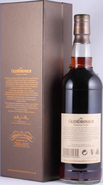 Glendronach 1990 22 Years Pedro Ximenez Sherry Puncheon Cask No. 2966 Highland Single Malt Scotch Whisky 55.1%