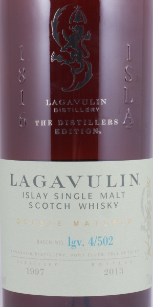 Lagavulin 1997 16 Years Distillers Edition 2013 Special Release lgv.4/502 Islay Single Malt Scotch Whisky 43.0%