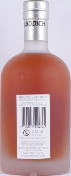 Bruichladdich 2009 11 Years 2nd Fill Pauillac Cask No. 3322 Micro-Provenance Single Cask Evolution Islay Single Malt Scotch Whisky 58.5%