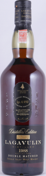 Lagavulin 1988 16 Years Distillers Edition 2004 Special Release lgv.4/492 Islay Single Malt Scotch Whisky 43,0%