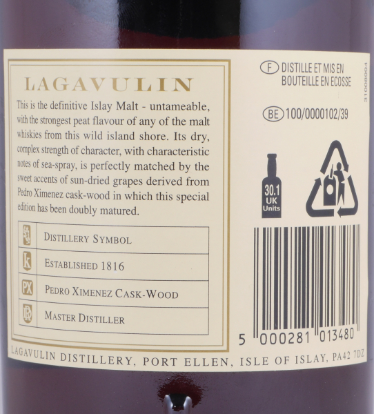 Lagavulin 1988 16 Years Distillers Edition 2004 Special Release lgv.4/492 Islay Single Malt Scotch Whisky 43,0%