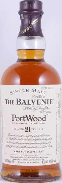 Balvenie 21 Years Port Wood Release 2004 Highland Single Malt Scotch Whisky 40.0%