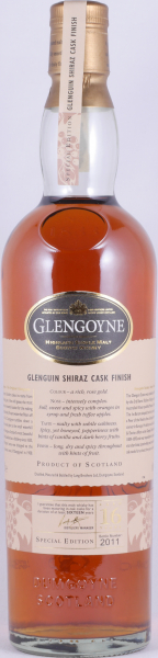 Glengoyne 1992 16 Years Glenguin Shiraz Cask Finish Special Edition 2008 Highland Single Malt Scotch Whisky 48,0%