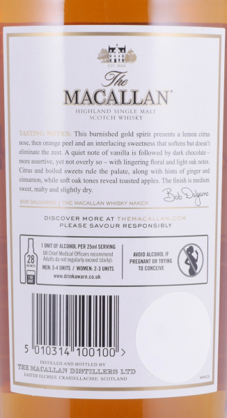 Macallan Gold Ernie Button Masters of Photography Capsule Edition Highland Single Malt Scotch Whisky 40,0%
