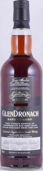 Glendronach 2005 11 Years Sherry Puncheon Cask No. 1444 Distillery Managers Exclusive Hand-Filled Highland Single Malt Scotch Whisky 57.3%