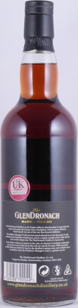Glendronach 2005 11 Years Sherry Puncheon Cask No. 1444 Distillery Managers Exclusive Hand-Filled Highland Single Malt Scotch Whisky 57.3%