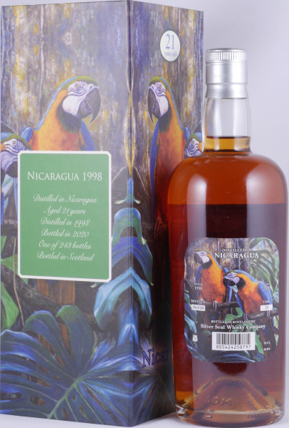 Nicaragua 1998 21 Years Single Cask No. 23 Silver Seal Wildlife Collection CLDN Column Still Rum 49.8%