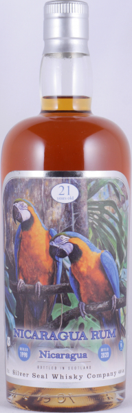 Nicaragua 1998 21 Years Single Cask No. 23 Silver Seal Wildlife Collection CLDN Column Still Rum 49.8%