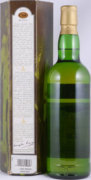 Brora 1981 18 Years Oak Cask Douglas Laing Old Malt Cask Single Cask Bottling Highland Single Malt Scotch Whisky 50.0%