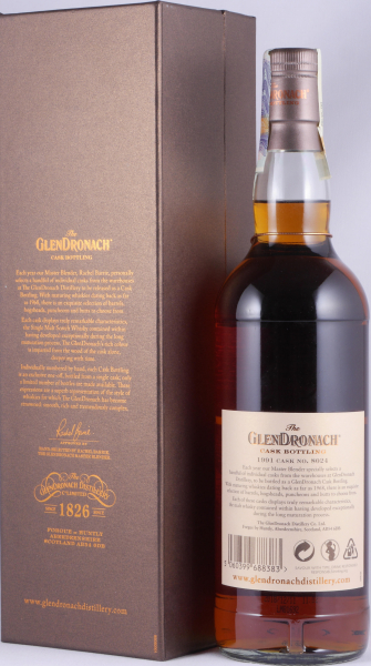 Glendronach 1991 27 Years Pedro Ximenez Sherry Puncheon Cask No. 8024 Highland Single Malt Scotch Whisky 50,8%