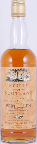 Port Ellen 1974 16 Years Gordon and MacPhail Spirit of Scotland Islay Single Malt Scotch Whisky 40.0%