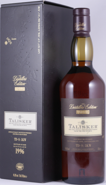 Talisker 1996 12 Years Distillers Edition 2008 Special Release TD-S: 5KW Isle of Skye Single Malt Scotch Whisky 45.8%