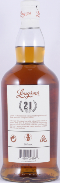 Longrow 21 Years Limited Release 2020 Sherry and Bourbon Casks Campbeltown Single Malt Scotch Whisky 46.0%