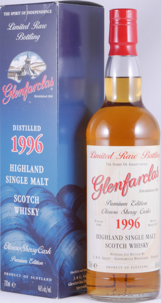 Glenfarclas 1996 20 Years Oloroso Sherry Casks Premium Edition Limited Rare Bottling Highland Single Malt Scotch Whisky 46,0%