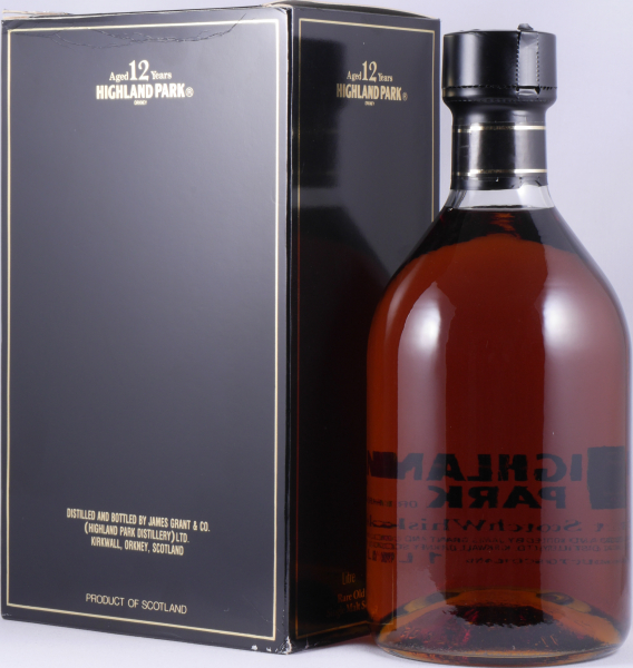 Highland Park 12 Years Ornamental H Screen Printed Label Orkney Islands Single Malt Scotch Whisky 43,0% 1,0L
