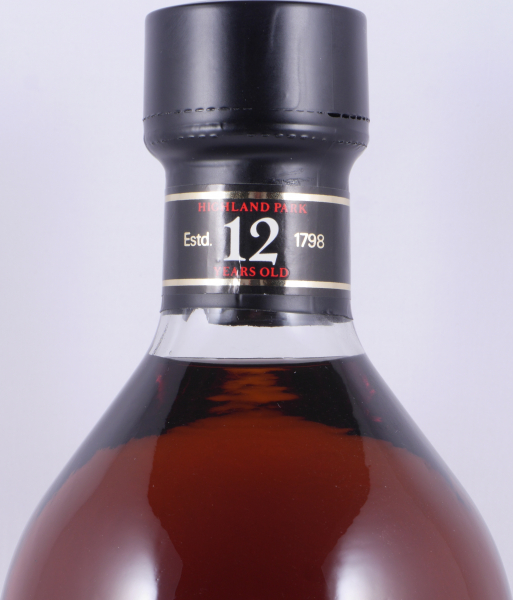 Highland Park 12 Years Ornamental H Screen Printed Label Orkney Islands Single Malt Scotch Whisky 43,0% 1,0L