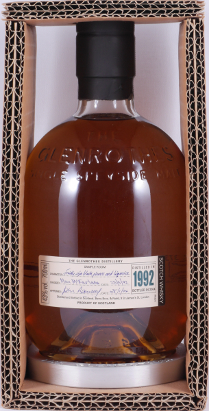 Glenrothes 1992 12 Years Vintage Limited Edition Bottled in 2004 Speyside Single Malt Scotch Whisky 43,0%