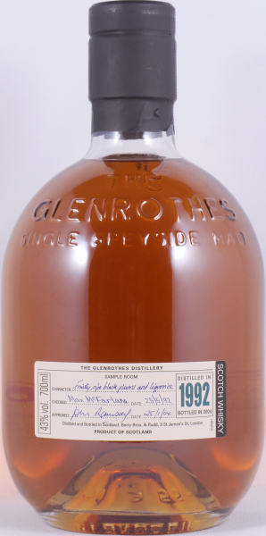 Glenrothes 1992 12 Years Vintage Limited Edition Bottled in 2004 Speyside Single Malt Scotch Whisky 43,0%