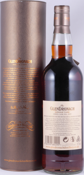 Glendronach 1993 23 Years Sherry Butt Cask No. 447 Highland Single Malt Scotch Whisky 51,7%