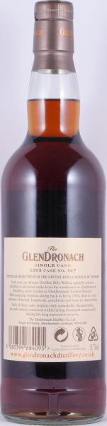 Glendronach 1993 23 Years Sherry Butt Cask No. 447 Highland Single Malt Scotch Whisky 51,7%