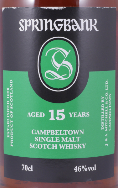 Springbank 15 Years Limited 2020 Edition Campbeltown Single Malt Scotch Whisky 46.0%