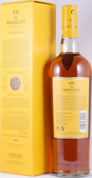 Macallan Edition No.3 Roja Dove Limited Release 2017 Highland Single Malt Scotch Whisky 48.3%
