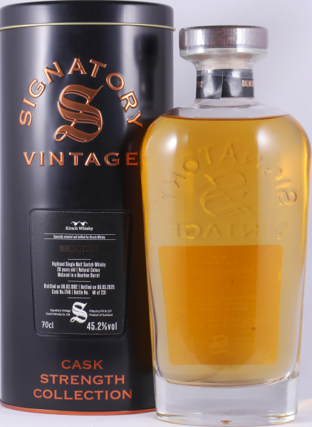Dalmore 1992 28 Years Bourbon Barrel Cask No. 1746 Signatory Vintage Cask Strength Highland Single Malt Scotch Whisky 45,2%
