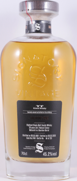Dalmore 1992 28 Years Bourbon Barrel Cask No. 1746 Signatory Vintage Cask Strength Highland Single Malt Scotch Whisky 45,2%