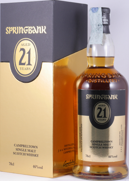 Springbank 21 Years Limited 2018 Edition Rum and First Fill Bourbon Casks Campbeltown Single Malt Scotch Whisky 46.0%