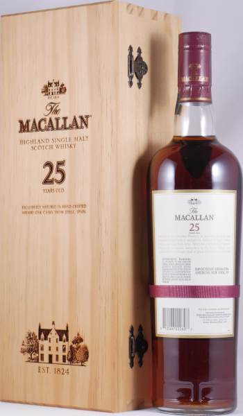 Macallan 25 Years Sherry Oak Casks Release 2014 Highland Single Malt Scotch Whisky 750ml Edrington NY 43,0%
