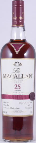 Macallan 25 Years Sherry Oak Casks Release 2014 Highland Single Malt Scotch Whisky 750ml Edrington NY 43,0%