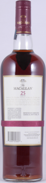 Macallan 25 Years Sherry Oak Casks Release 2014 Highland Single Malt Scotch Whisky 750ml Edrington NY 43,0%