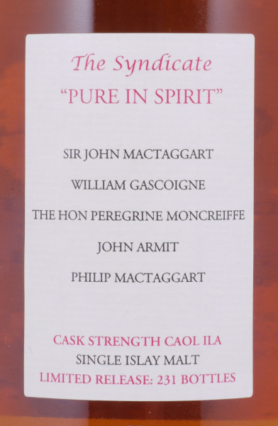 Caol Ila 1990 20 Years Oak Cask No. 8732 The Syndicates Islay Single Malt Scotch Whisky Cask Strength 53,7%