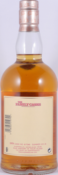 Glenfarclas 1979 38 Years The Family Casks Summer 2018 4th Fill Hogshead Cask No. 8796 Highland Single Malt Scotch Whisky 49.4%
