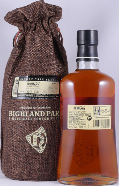 Highland Park 2006 12 Years Refill Butt Cask No. 6824 Orkney Islands Single Malt Scotch Whisky Cask Strength 64,7%
