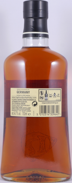 Highland Park 2006 12 Years Refill Butt Cask No. 6824 Orkney Islands Single Malt Scotch Whisky Cask Strength 64,7%