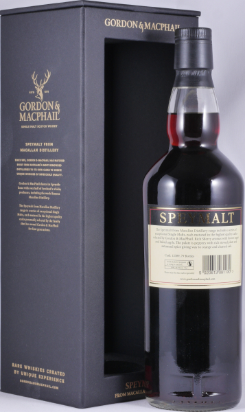 Macallan Speymalt 1999 21 Years First Fill Sherry Cask No. 12389 Gordon und MacPhail Highland Single Malt Scotch Whisky 49,2%