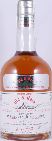 Macallan 1977 30 Years Sherry Wood Finish Douglas Laing Old and Rare Platinum Selection Highland Single Malt Scotch Whisky 53.2%