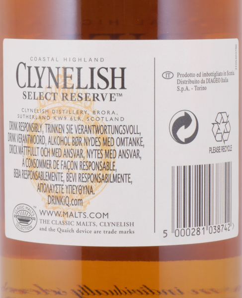 Clynelish Select Reserve 2014 Limited Special Release Highland Single Malt Scotch Whisky Cask Strength 54.9%