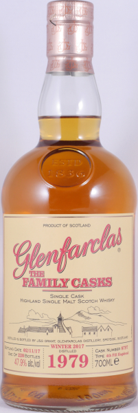 Glenfarclas 1979 38 Years Family Casks Winter 2017 4th Fill Hogshead Cask No. 8797 Highland Single Malt Scotch Whisky 47,9%